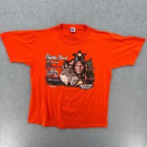 Daytona Beach 50th Bike Week 2000 Men’s Front & Back Millennium T-Shirt Size L